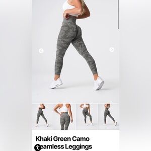 Nvgtn khaki green camo pants